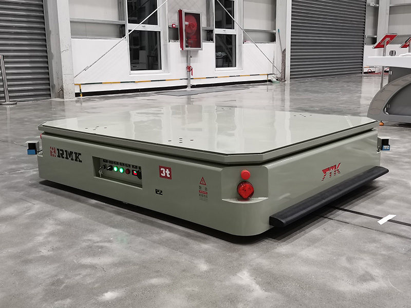 3 Tonnen selbst angetriebene elektrische Transfer Trolley Magnetic Navigation AGV