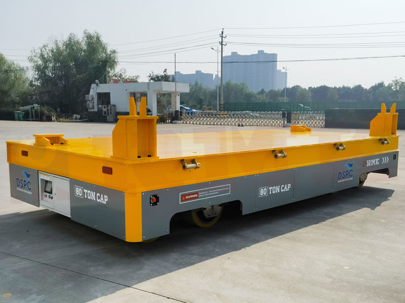 80 Tonnen hydraulische Lenks -Trackless -Trolley