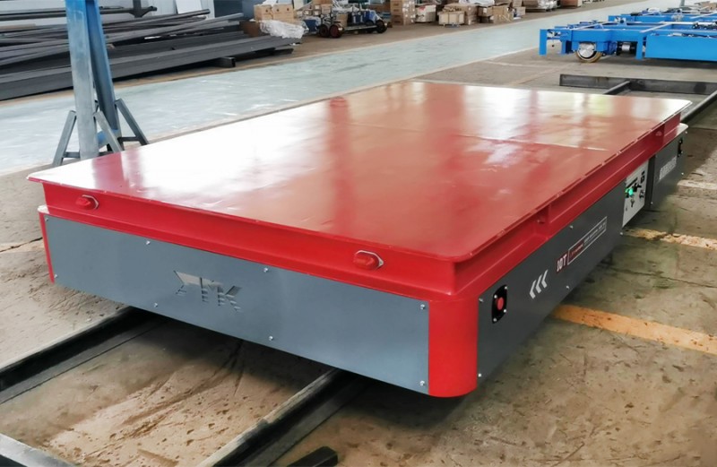 10 Tonnen Batteriestahlplattenschiene Transfer Wagen