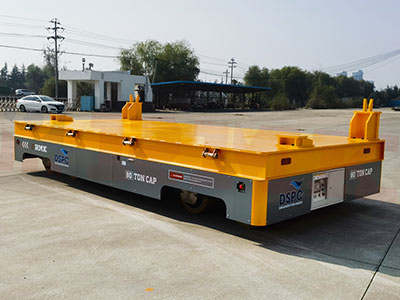 Trackless Transfer Cart in der Water Conservancy Industry angewendet