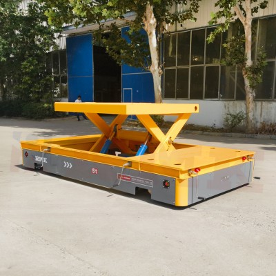 5 Tonnen Schere Lift Omnidirektionales Mobiles Lenkrad-Transferwagen