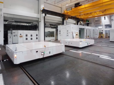 40 Tonnen+40 Tonnen Dual Cart Linkage Automated RGV