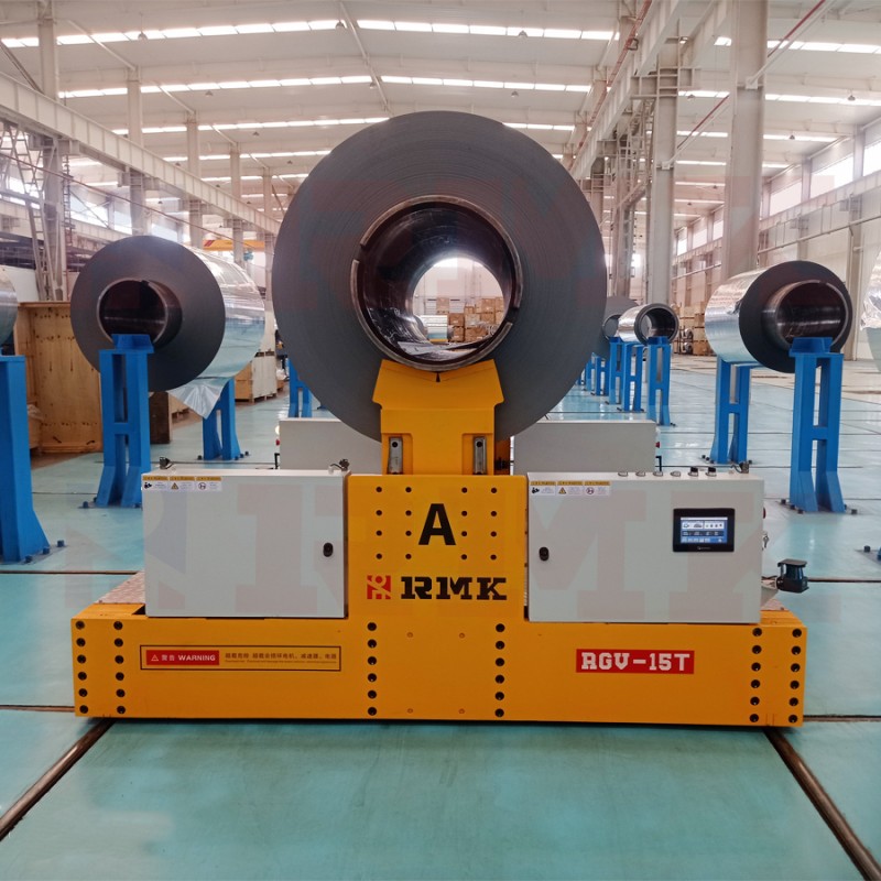 15 Tonnen Batteriebetriebener Stahlspule Schienentransferwagen