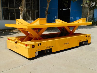 Batteriespur ohne Übertragungswagen Omni -Rad mit Scherenhub
