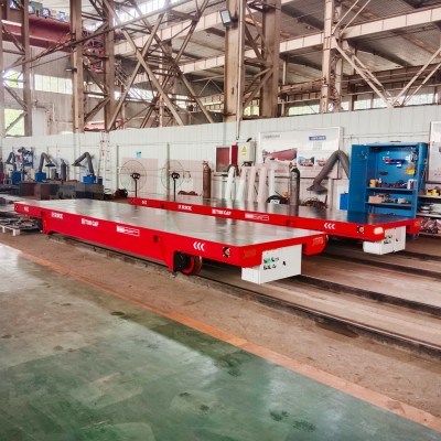 Rail Transfer Cart Industrielle Handhabung und Transport Ausrüstung Schwerlast Eisenbahn Trolley