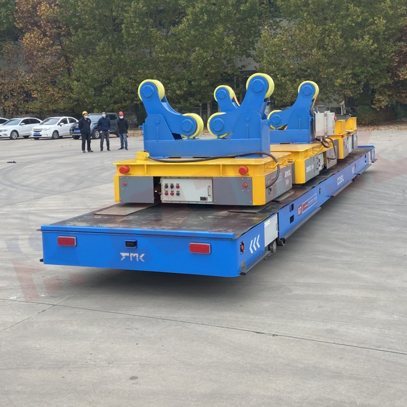 60 Tonnen Omnidirektionaler Mobiler Trackless Steering Wheel Cart