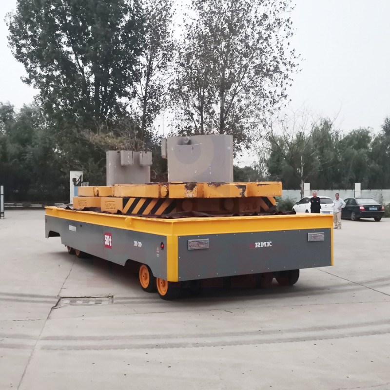 50 Tonnen Hydrauliksteuerung Trackless Elektrischer Übertragungswagen