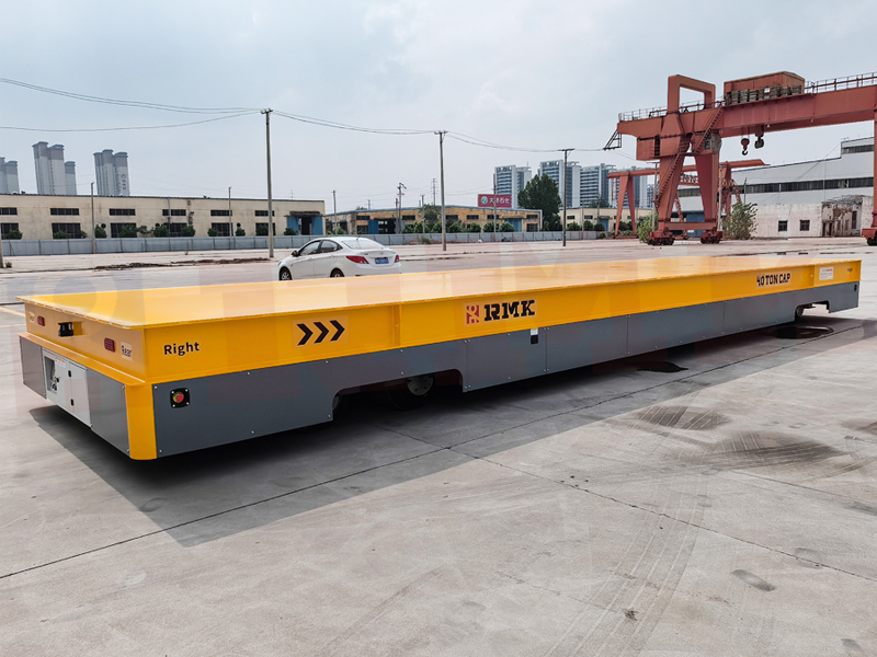 Heavy-Duty Large-Scale Material Transport Dual-Hydraulik Trackless Transfer Wagen